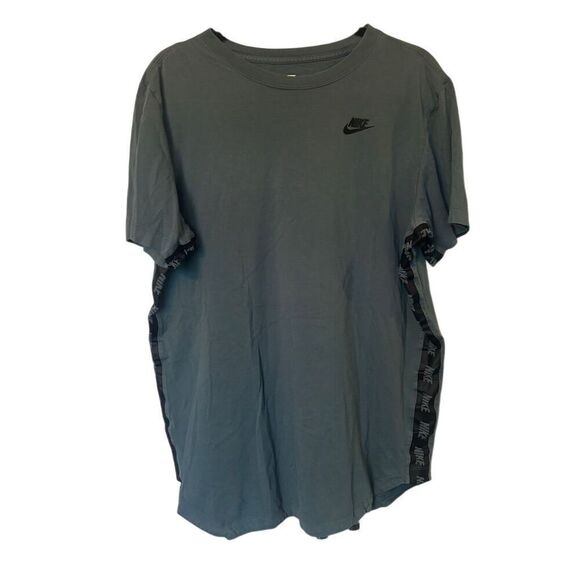 Nike Men's Graphic Print Tee Gray Size L Classic Logo - Picture 1 of 7